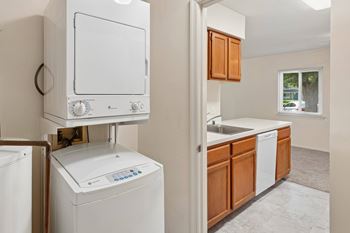 Washer and dryer included